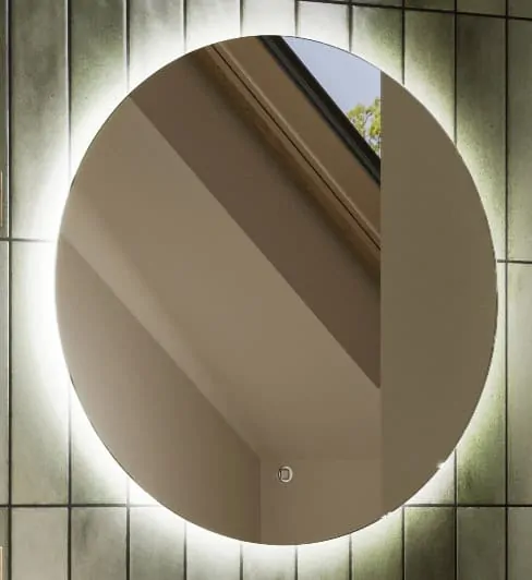 Illuminated HIB Theme Mirror with colour changing lighting